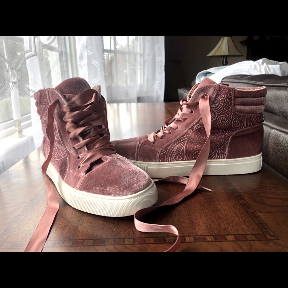 Steve Madden Velvet Paisley high-top Sneakers